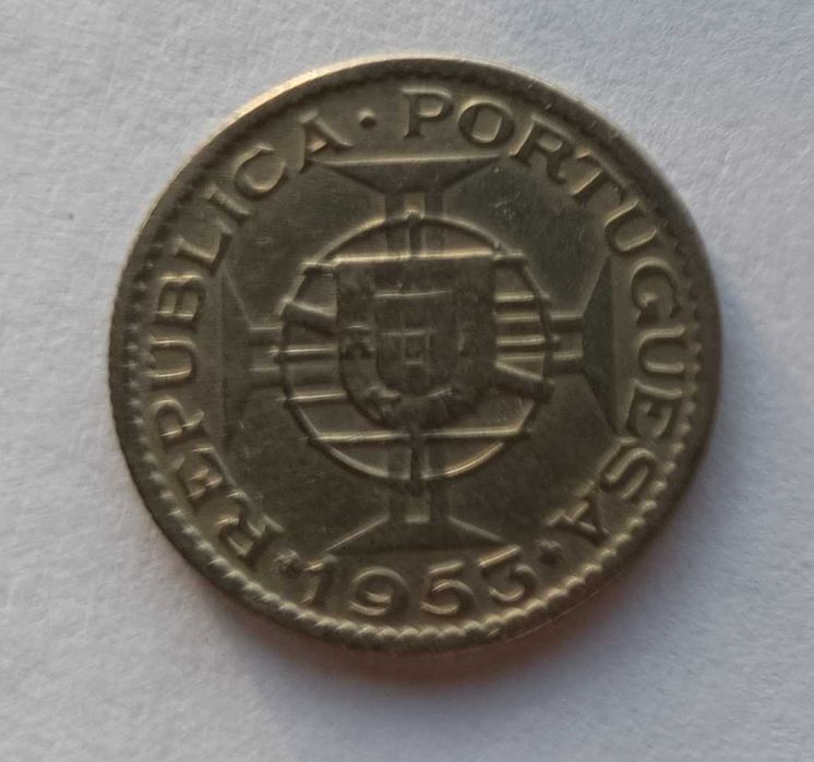 Moeda de 2$50 escudos de 1953 de Moçambique