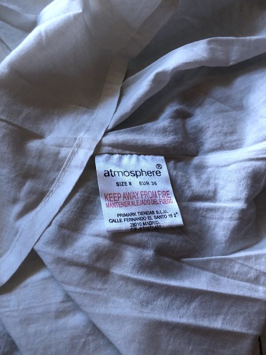 Розпродаж літнього. Спідниця біла в чорну смужку