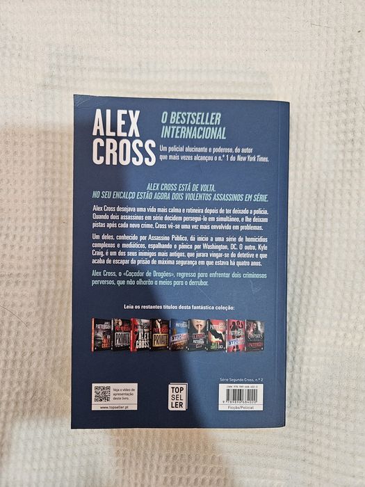 Livro Alex Cross perigo duplo