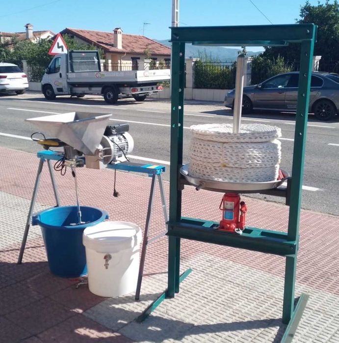 Moinho para fazer azeite de azeitona.