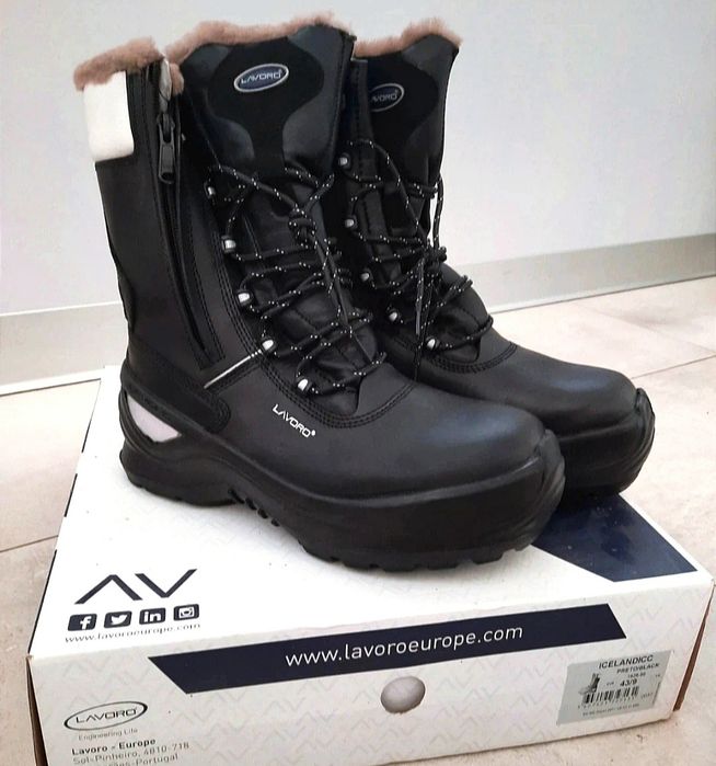 Buty Lavoro Icelandic Bulldozer s3 skórzane zimowe męskie 40 nowe