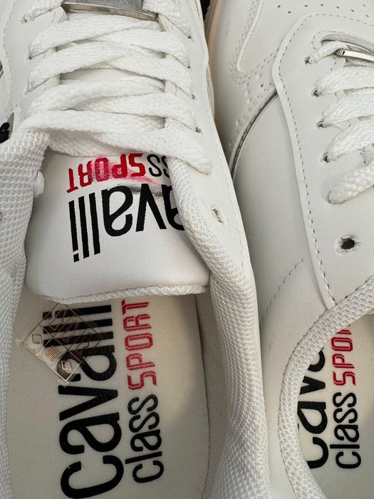 Nowe sneakersy CAVALLI CLASS SPORT białe unisex 41