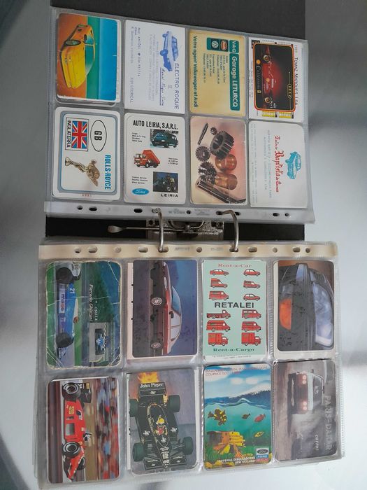 Coleção de 1300 calendários variada