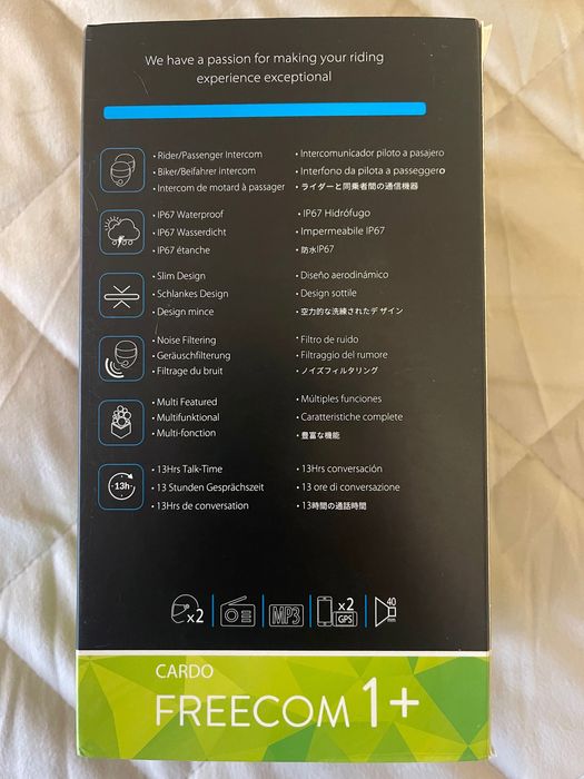 Intercomunicador Mota Bluetooth - Cardo - Freecom 1+