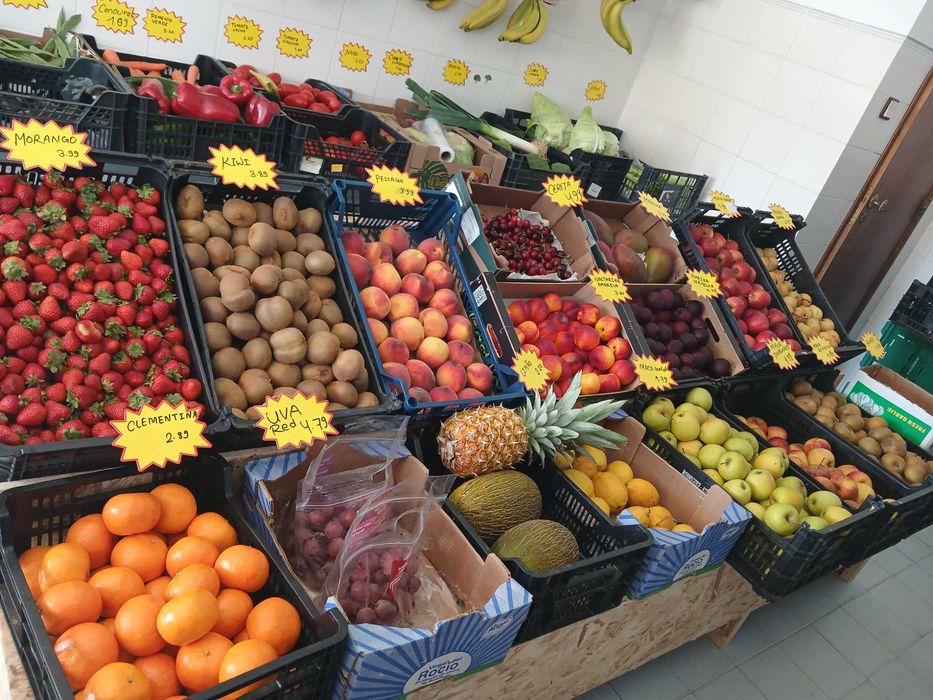 Expositor de fruta e legumes