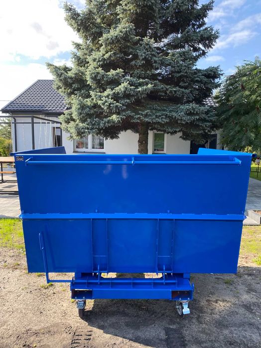 Kontener samowyładowczy 3 m3, pojemnik, mulda, koleba na odpady.