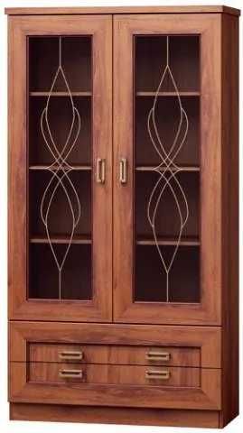 SUPER OFERTA CENA Stylowa witryna szafa seria Tadeusz T8 dąb stuletni