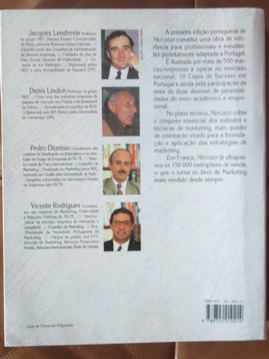 Mercator - Teoria e Prática do Marketing, Denis Lindon e outros