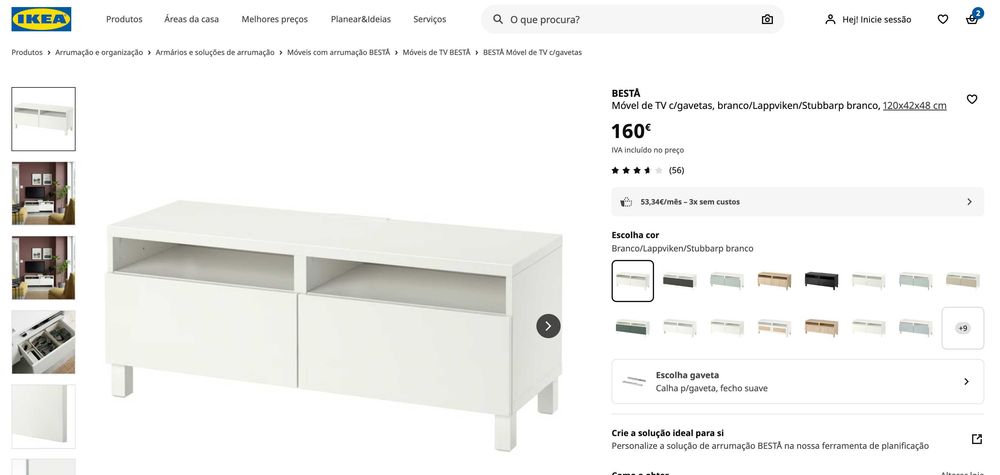 Móvel TV IKEA, Besta