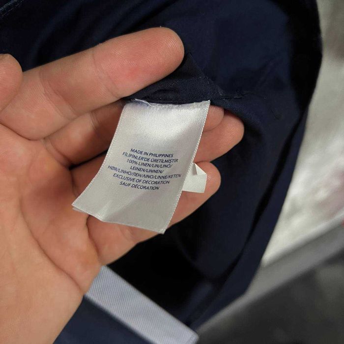‼️Знижка на -50%‼️(S)Polo Ralph Lauren рубашка темно-синяя