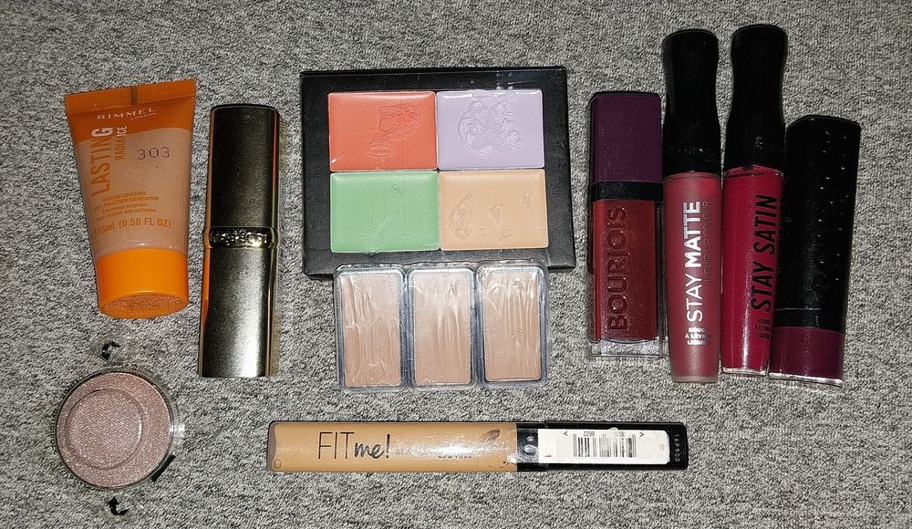 Zestaw kosmetyków nr3 do makijażu 10 szt Rimmel Loreal Bourjois