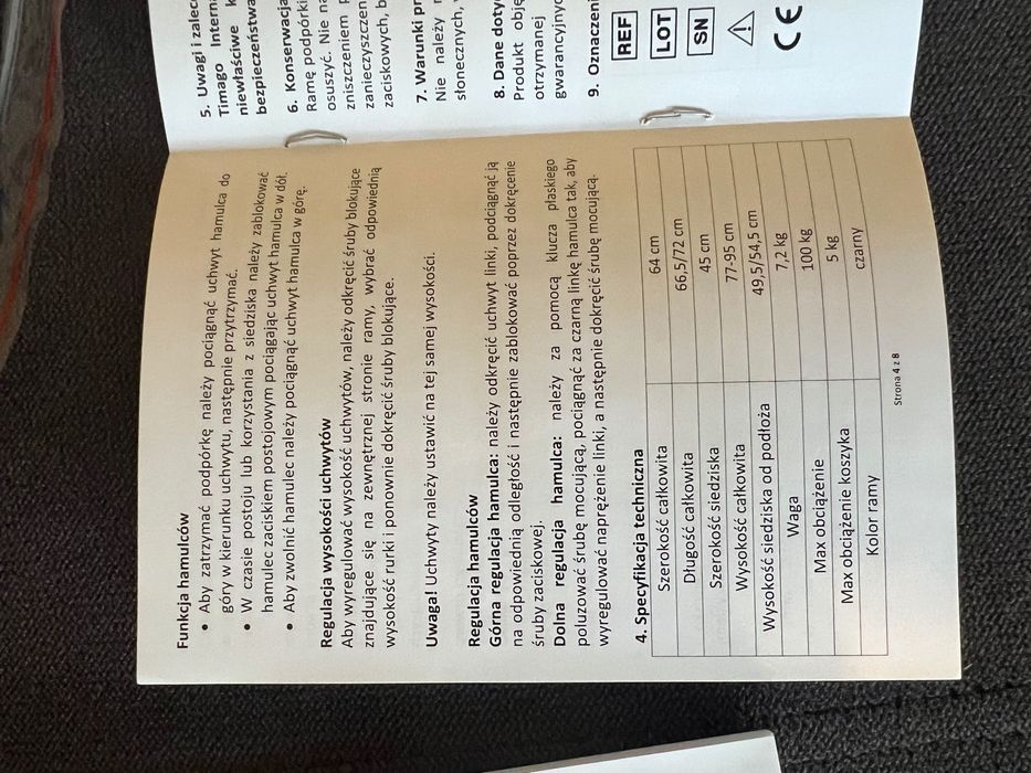 Podpórka czterokołowa nowa