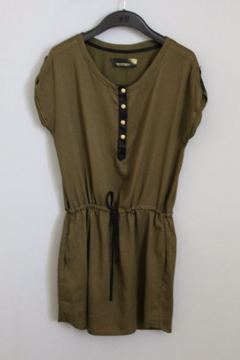 STRADUVARIUS militarna sukienka tunika M 38 military look