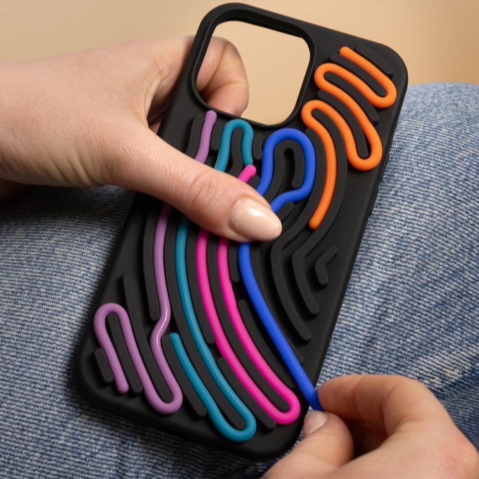 Nakładka DIY Snake do iPhone 13 6,1" czarna