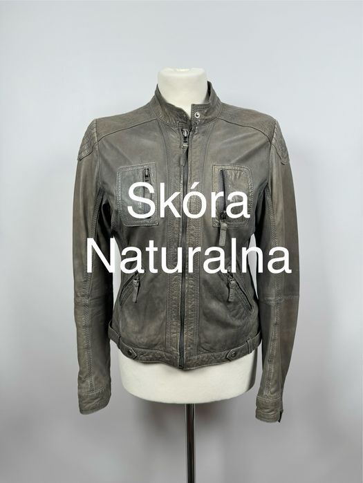 James Lakeland kurtka skórzana prawdziwa skóra M