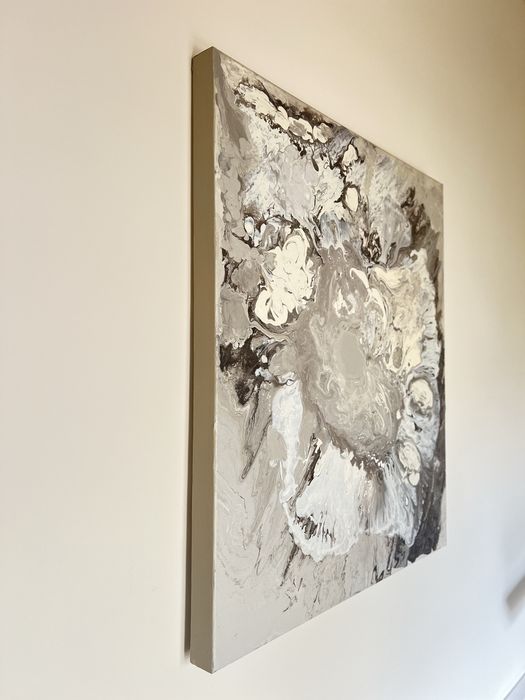 Tela acrilica abstrata 60*70cm