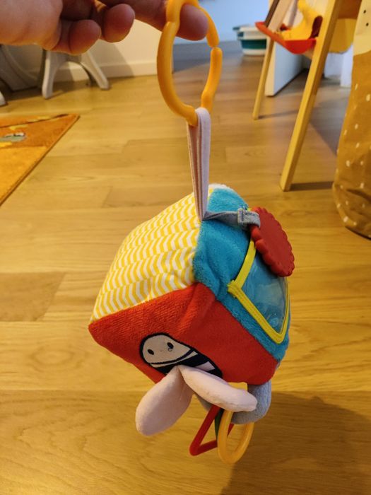 Cubo sensorial, tecido, Oxybul