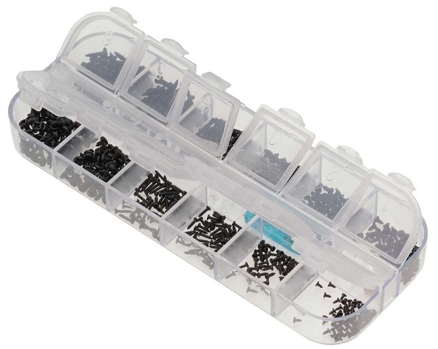 Саморезы DH-PA-601 HZ-L в наборе М1-М1.7 600 шт 12 размеров, rest1277