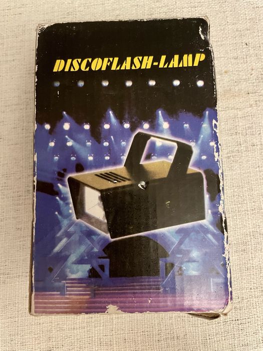 Discoflash lampa czerwona