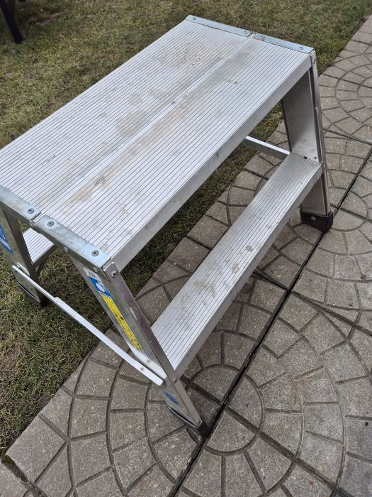 Aluminiowy podest roboczy, stopień Zarges Z500 okazja!
