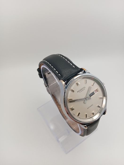 Ingersoll Automatic 17 Jewels | Szwajcarski Day-Date z lat 70.