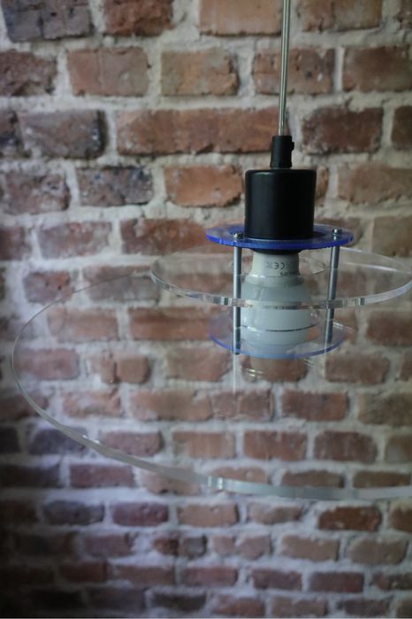 Duńska lampa sufitowa UFO space age mid century