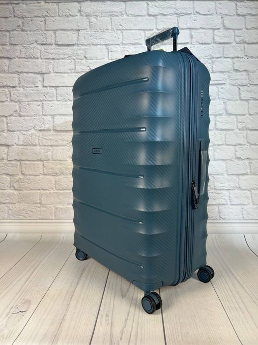 Валіза велика 4 колеса 242B/L синя Airtex (Франція