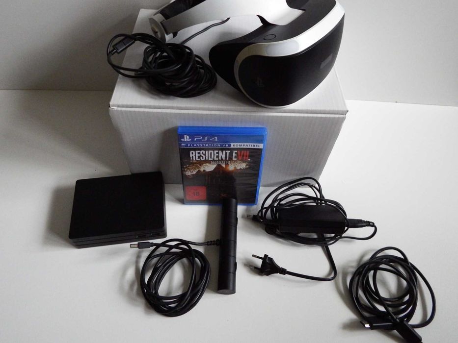 MEGA ZESTAW Sony PS4 VR2 ! + Resident Evil Biohazard VR / KAMERKA V2