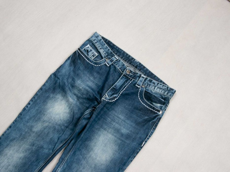 Spodnie jeansowe Camp David Nick style 36us niski stan