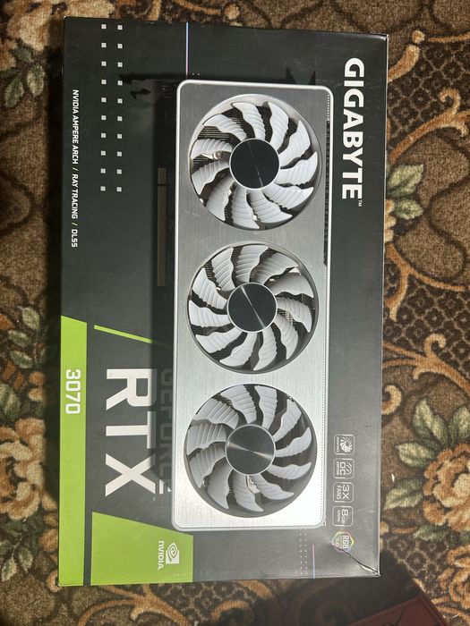 Видеокарта Gigabyte Vision RTX3070 8gb!