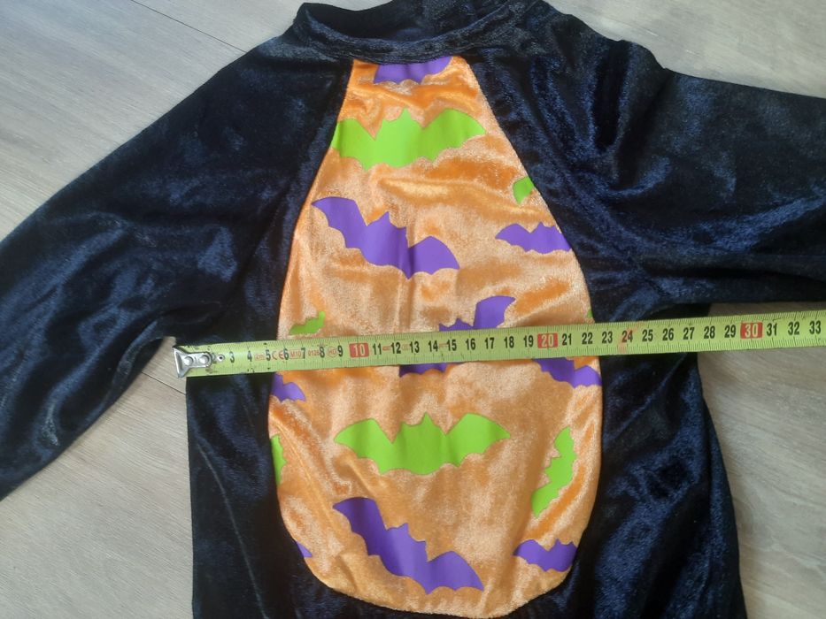 Nietoperz strój przebranie kostium + czapka 92, 18-24 miesiące