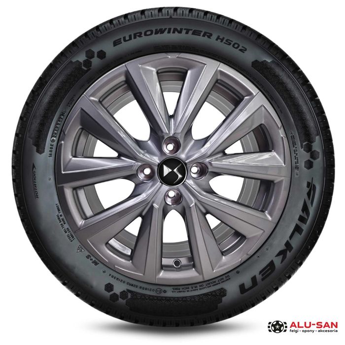 Nowe koła zimowe 17" DS DS3 / Crossback FALKEN 215/60R17 Grafit 4×108