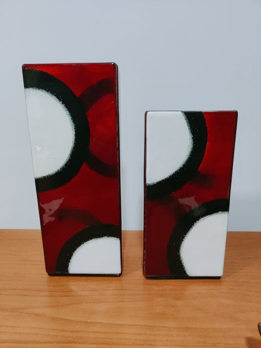 Conjunto decorativo em vidro