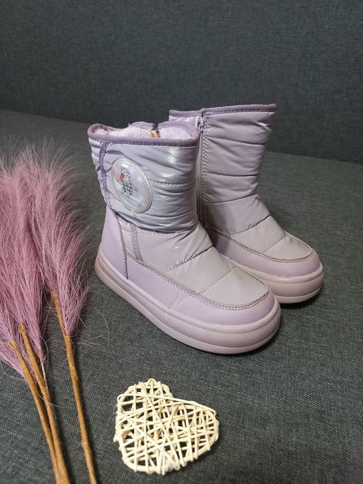 Зимові дутики чоботи на дівчинку