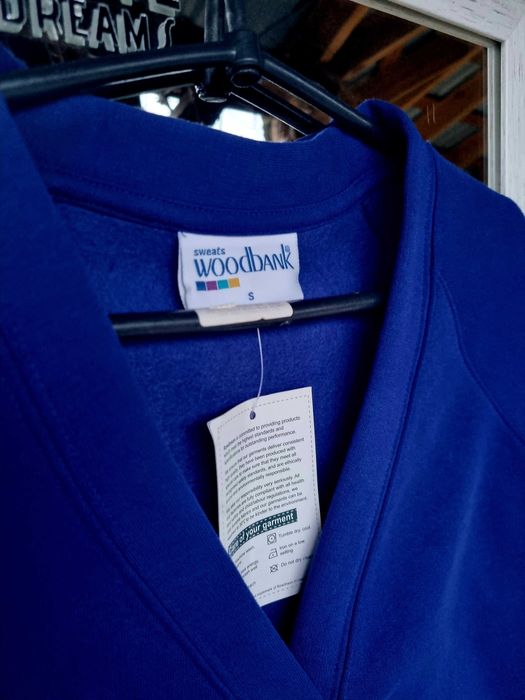 Новый кардиган цвета индиго на флисе