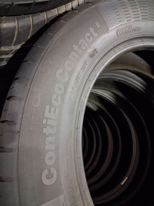 215/60 17 Continental Eco 5 Шини б/у літо Комплект , ПАРА