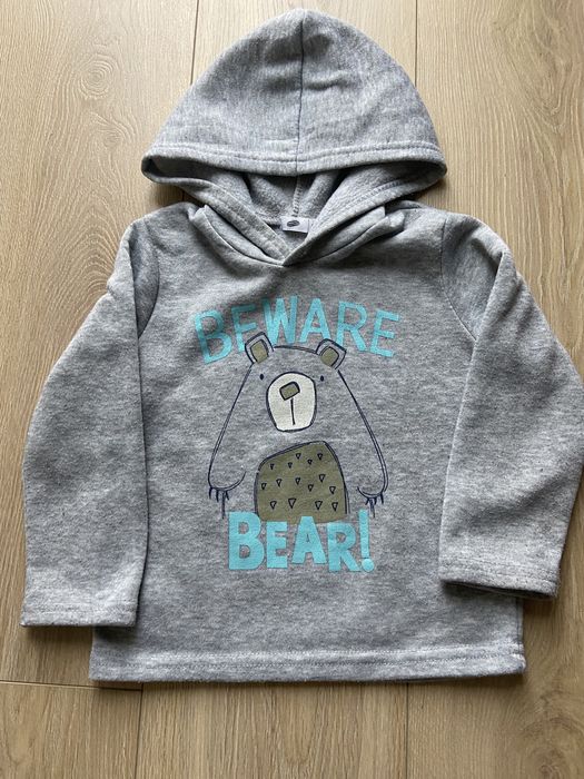 Bluza z kapturem i polar dla chlopca 92