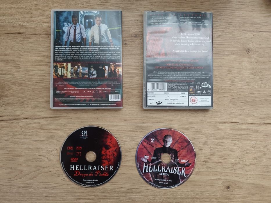 Zestaw horrorów DVD