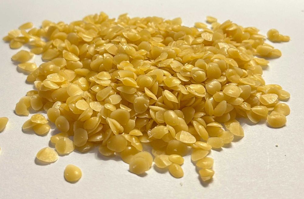 Wosk pszczeli granulki 4 kg żółty