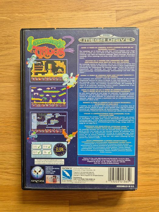 gra Lemmings 2 Tribes Sega Mega Drive