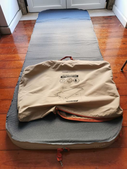 Conjunto campismo (Kit completo): cama + colchão + almofada
