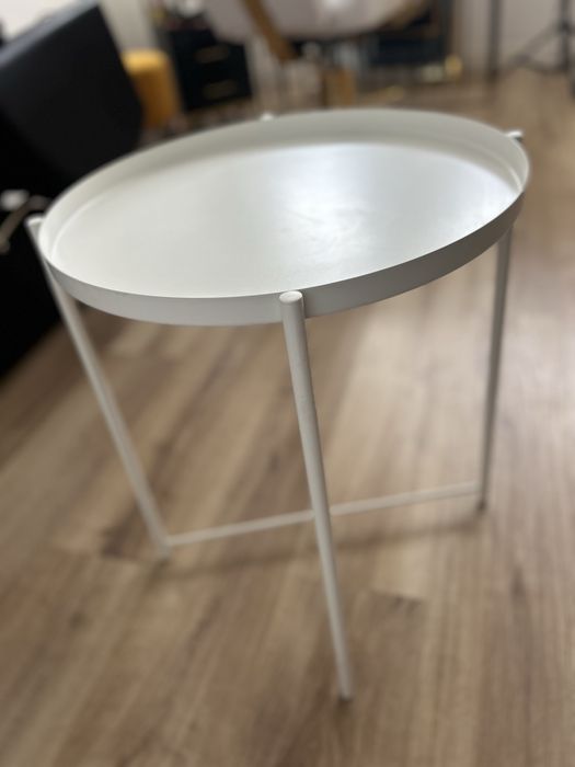 Mesa-tabuleiro IKEA, branco, 45x53 cm