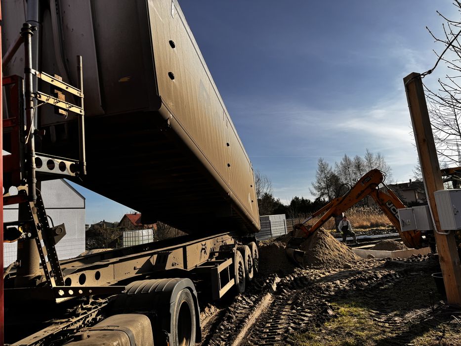 Transport wywrotką 26t