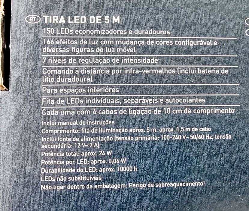 Fita LED 5m NOVA