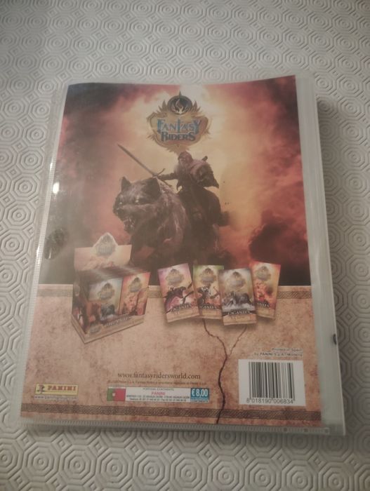 Arquivado Oficial Original da Coleção de Cartas Fantasy Riders 2 Vazia usada