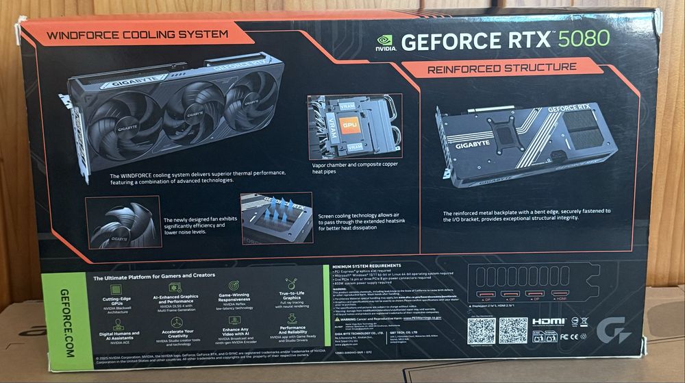 Nvidia Gigabyte geforce rtx 5080