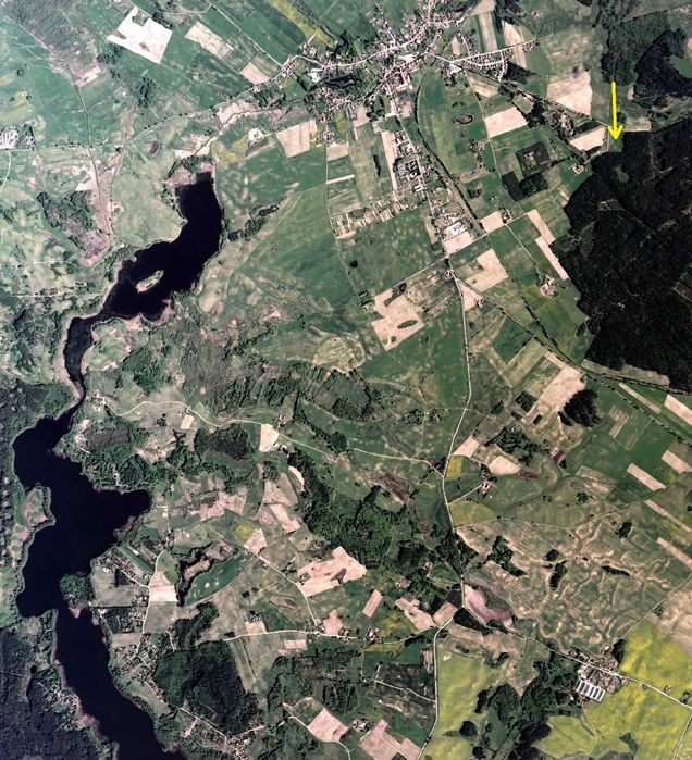 Działka budowlana, 10ar, las, Mazury, bezterminowe Warunki Zabudowy