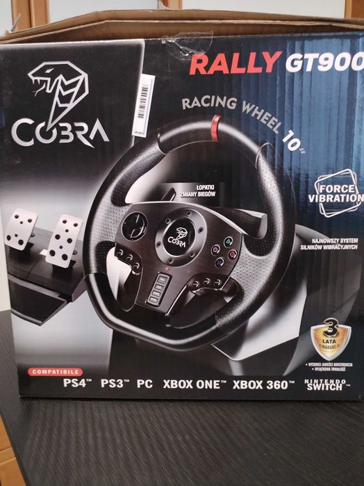 kierownica rally gt900 cobra na pc/ps3/ps4/x-box