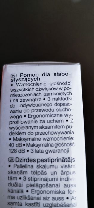 Aparat słuchowy Sanitas Auditiv nowy