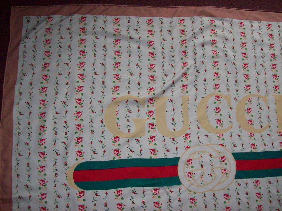 Gucci duża apaszka jedwab